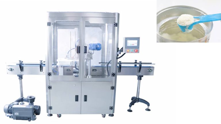 Can sealing machine for protein powder