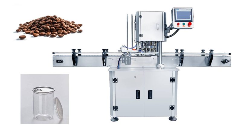 Coffee bean automatic PET can closer machine