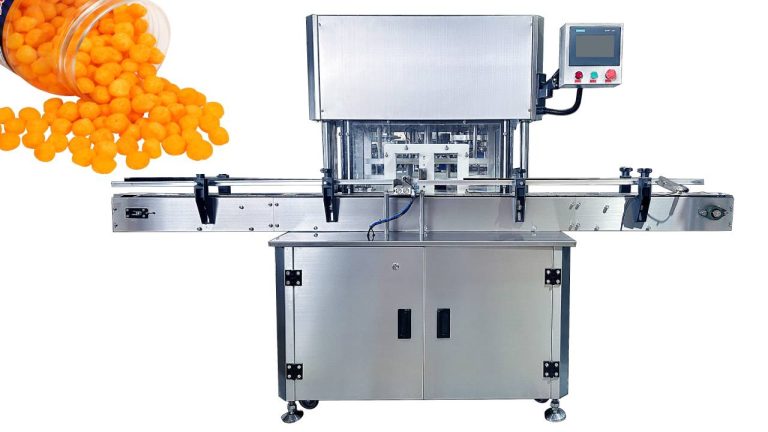 Automatic cheese flavored balls can closer machine wtih nitrogen flushing