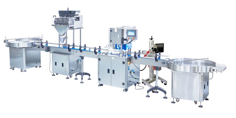 Small Particles Solid Filling Machine line for seeds