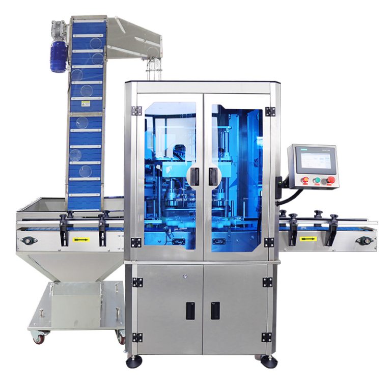 Automatic Screw Gripping Capping Machine with Cap Lifting